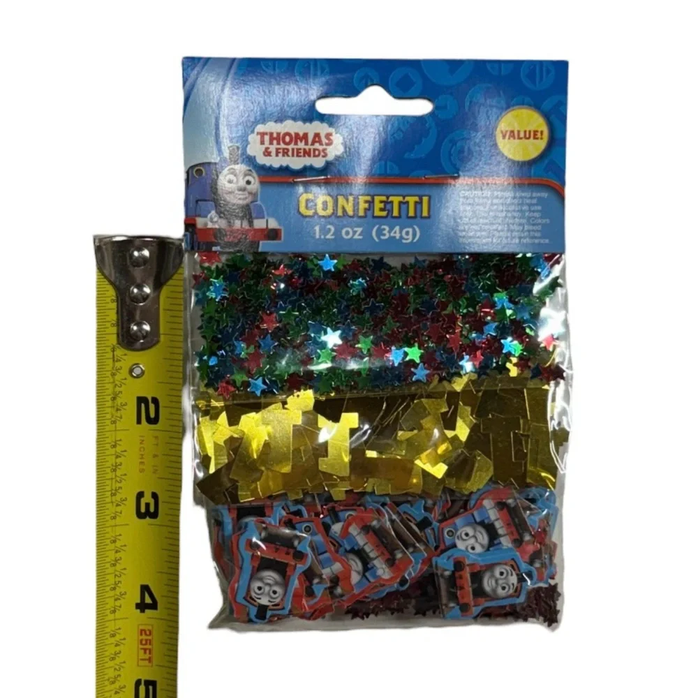 DesignWare Thomas & Friends themed confetti pack brand new in package never used